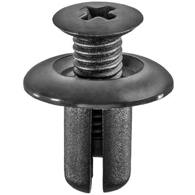 Auveco No 21146 Kia Push-Type Retainer Black Nylon, Quantity 15