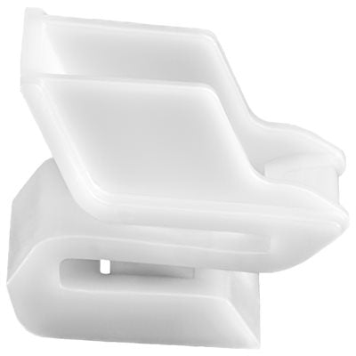 Auveco No 21147 Nissan & Infiniti Bumper Clip White Nylon, Quantity 10