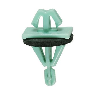 Auveco No 21161 GM Molding Clip Green Nylon, Quantity 5