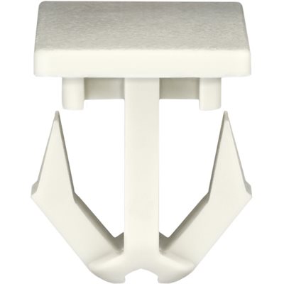 Auveco No. 21175 Chrysler Molding Clip - Cream Color Nylon, Quantity - 15