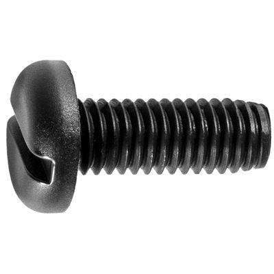 Auveco No 21182 Black Nylon License Plate Screw, Quantity 100