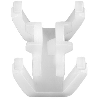 Auveco No 21186 Honda Molding Clip White Nylon, Quantity 15