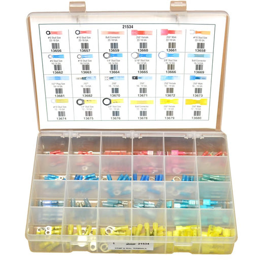 Auveco No 21534 Krimp And Seal Terminals Assortment, Quantity 1 KIT