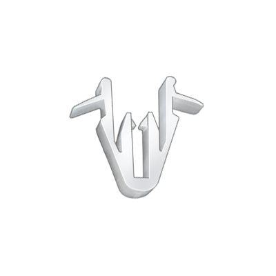 Auveco No. 21546 Toyota Molding Clip White Nylon, Quantity - 25