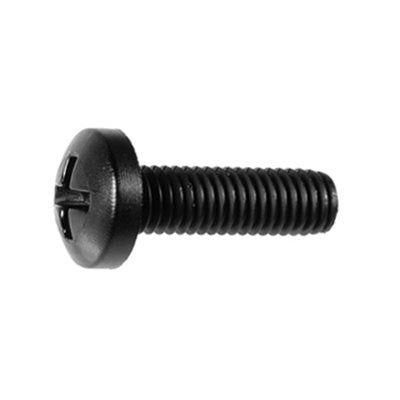 Auveco No 21607 Black Nylon License Plate Screw, Quantity 100