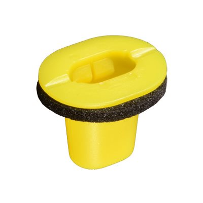 Auveco No 21622 Nissan Molding Grommet With Seal- Yellow Nylon, Quantity 15