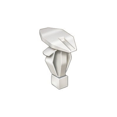 Auveco No. 21633 Nissan Weatherstrip Clip- White Nylon, Quantity - 25