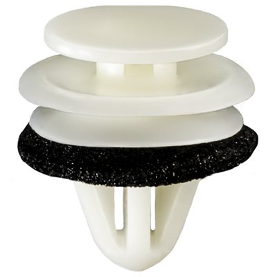 Auveco No. 21638 Honda Trim Panel Retainer With Sealer- White Nylon, Quantity - 15