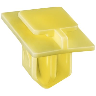 Auveco No. 21642 Toyota Molding Clip- Yellow Nylon, Quantity - 15