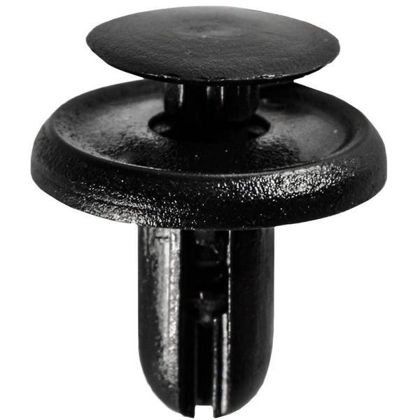 Auveco No. 21658 Mitsubishi Push Type Retainer- Black Nylon, Quantity - 10
