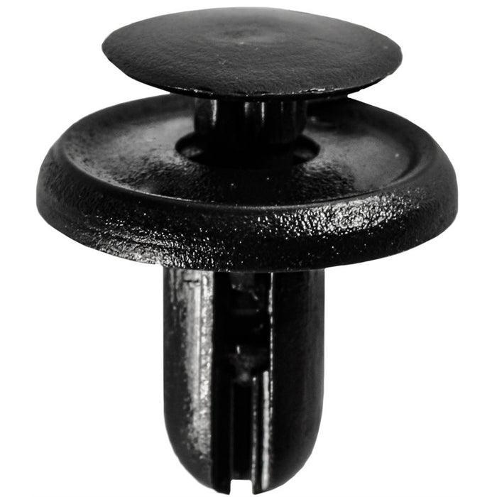 Auveco No 21658 Mitsubishi Push Type Retainer- Black Nylon, Quantity 10