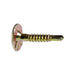 Auveco No 21732 10 X 1 Phillips Liner Screws W/ Locking Wedge Zinc & Yellow, Quantity 50