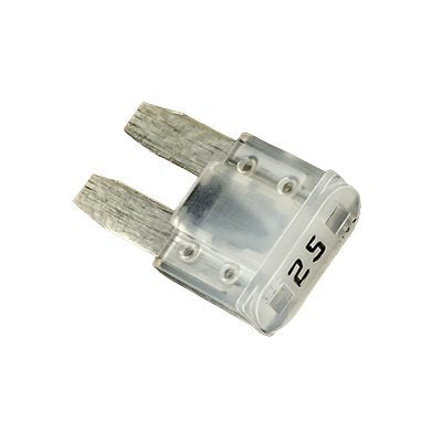 Auveco No 21833 GM Micro-Fuse 25 Amp Natural Color, Quantity 5