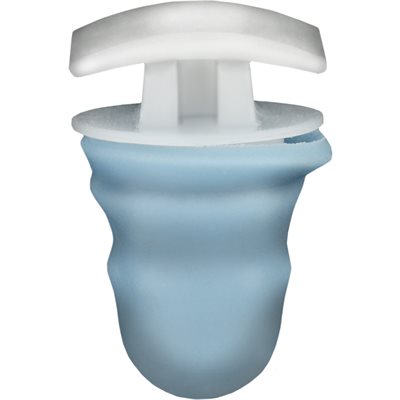 Auveco No 22414 VW/Audi Molding Clip With Blue Rubber Grommet, Quantity 25