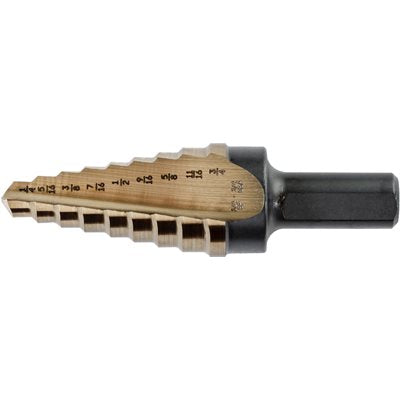 Auveco Item 22640 1/4 3/4 Step Drill With 3 Flats Quantity 1