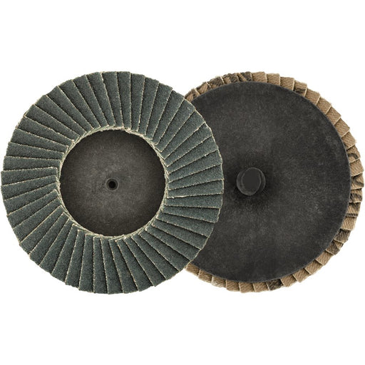 Auveco No 22646 3 Mini Zirconia Flap Disc 80 Grit Type 1, Quantity 2