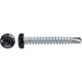 Auveco Item 22666 6 X 1 Square Pan Self-Drilling Tek Zinc Black Painted Head Quantity 100