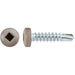 Auveco Item 22673 8 X 3/4 Square Pan Self-Drilling Tek Zinc Tan Painted Head Quantity 100