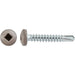 Auveco Item 22676 8 X 1 Square Pan Self-Drilling Tek Zinc Tan Painted Head Quantity 100