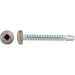 Auveco Item 22679 8 X 1-1/4 Square Pan Self-Drilling Tek Zinc Tan Painted Head Quantity 100
