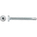 Auveco Item 22683 8 X 1-1/2 Square Pan Self-Drilling Tek Zinc White Painted Head RV Screws Qty 100