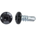 Auveco Item 22684 10 X 1/2 Square Pan Self-Drilling Tek Zinc Black Painted Head RV Screws Qty 100