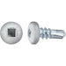 Auveco Item 22686 10 X 1/2 Square Pan Self-Drilling Tek Zinc White Painted Head RV Screws Qty 100