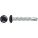 Auveco Item 22693 10 X 1-1/4 Square Pan Self-Drilling Tek Zinc Black Painted Head RV Screws Qty 100