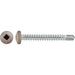 Auveco Item 22697 10 X 1-1/2 Square Pan Self-Drilling Tek Zinc Tan Painted Head RV Screws Qty 100