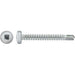Auveco Item 22698 10 X 1-1/2 Square Pan Self-Drilling Tek Zinc White Painted Head RV Screws Qty 100