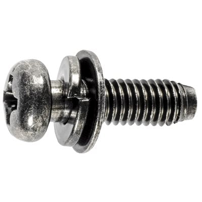 Auveco Item 22756 Thread Cutting Screw W/ Lock & Flat Sems M6-1.0 X 19mm. Quantity 50