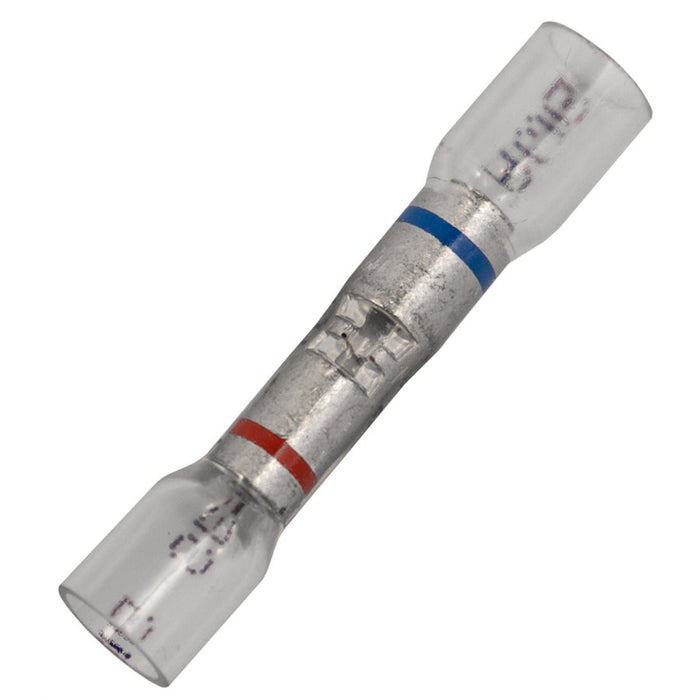 Auveco Item 22992 Crystal Clear Stepdown Butt Connector 500, 22-18 Awg To 16-14 Awg Quantity 15