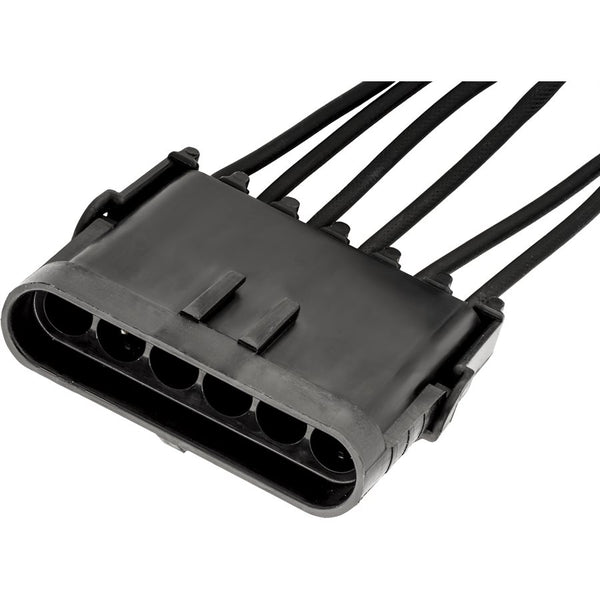 Auveco Item 23126 Weather Pack In-Line 6-Way Shroud Harness Connector. Quantity 1