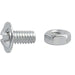 Auveco Item 23502 Slotted Round Washer Head License Plate Screw W/Hex Nut 1/4-20 X 1/2 Quantity 100