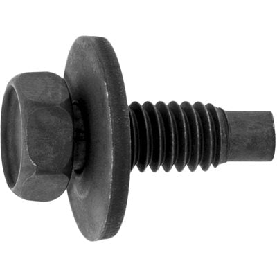 Auveco Item 23662 Hex Hd Sems Body Bolt W/Dog Point 5/16-18 X 15/16 - Black. Quantity 50