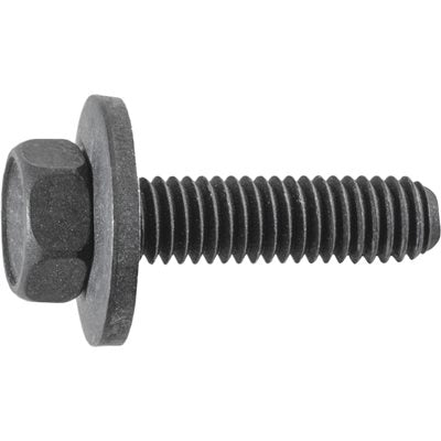 Auveco Item 23689 Hex Hd Sems Screw M6-1.0 X 25mm - Black. Quantity 50