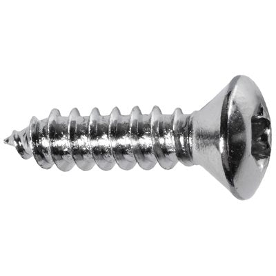 Auveco Item 23706 Torx Oval Hd T.S.  #10 X 3/4 - Chrome. Quantity 50