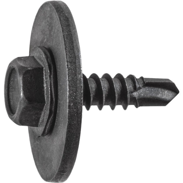 Auveco Item 23795 Hex Sems Wshr T.S. W/ Tek Point #8 X 5/8 - Black. Quantity 100