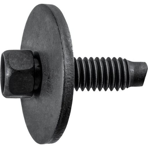 Auveco Item 23811 Hex Head Sems Screw W/ Dog Point M6-10 X 20mm Black Quantity 50