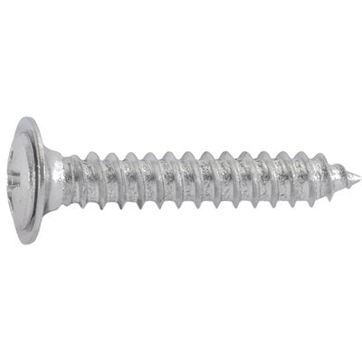 Auveco Item 23867 Phillips Oval Hd Sems Flush Wshr T.S. #8 X 1 - Chrome. Quantity 50