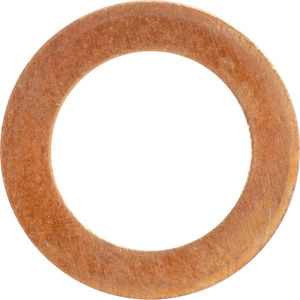 Auveco Item 23915 Copper Sealing Washer 10mm I.D. 16mm O.D.. Quantity 100