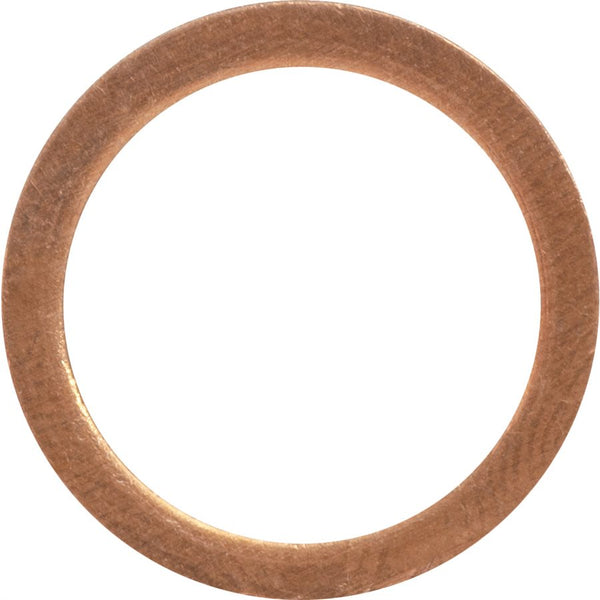 Auveco Item 23916 Copper Sealing Washer 12mm I.D. 16mm O.D.. Quantity 50