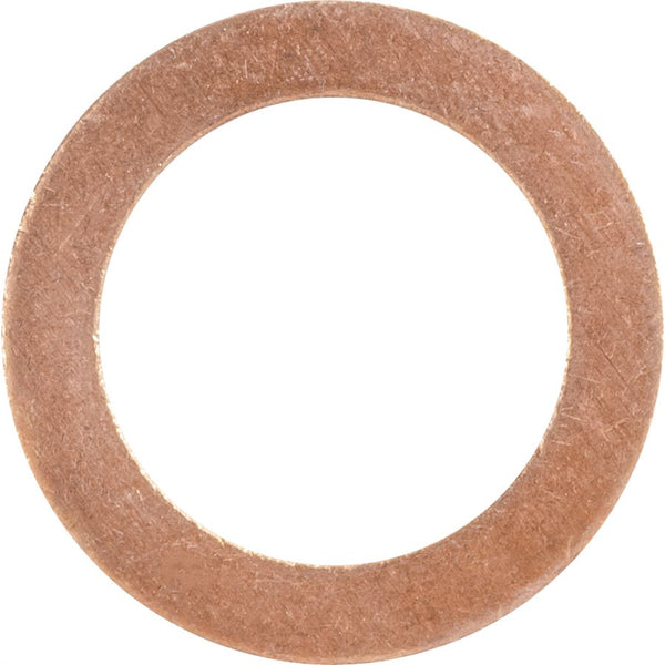 Auveco Item 23917 Copper Sealing Washer 12mm I.D. 18mm O.D.. Quantity 50