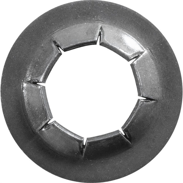 Auveco Item 24080 Push-Nut For Non-Threaded 1/2 Stud 1 O.D. - Black. Quantity 100