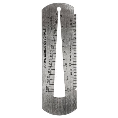 Auveco Item 24097 Guage Tool - Stainless Steel. Quantity 1