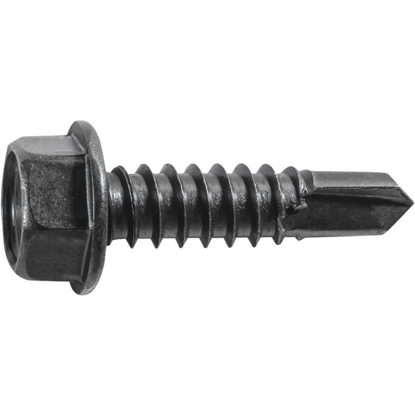 Auveco Item 24131 Hex Washer Head T.S. W/ Tek Point #14 X 1 - Black. Quantity 50