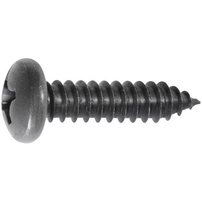Auveco Item 24135 Phillips Pan Head Tapping Screw #14 X 1 - Black. Quantity 100