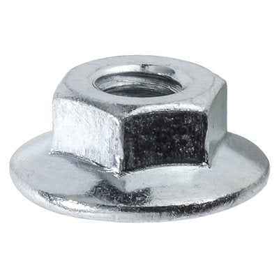 Auveco Item 24167 Spin Lock Nut W/Serrations 1/4-20 Thread 23/32 Dia. - Zinc. Quantity 100