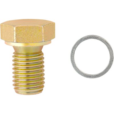 Auveco Item 24248 Oil Drain Plug BMW Oe Style 12mm X 1.50 Yellow. Quantity 2