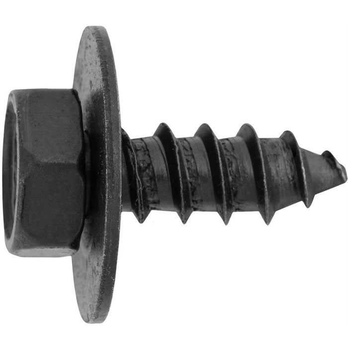 Auveco 25237 Phillips Hex Head M6.3-2.5 x 16mm. Black E-Coat. Qty 50.